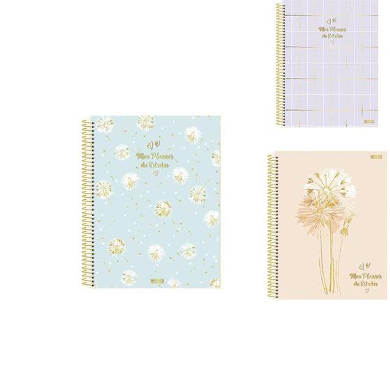 Imagem de Planner Permanente Estudo Espiral e Sortido 84 Folhas Ref.10130 São Domingos