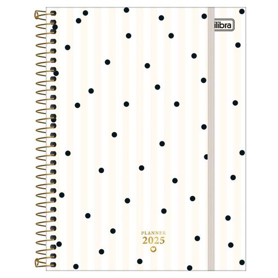Imagem de Planner semanal 2025 espiral 80 folhas West Village M7 Tilibra
