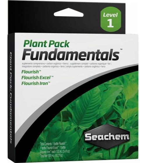 Imagem de Plant Pack Fundamentals Kit 3x100ml Flourish Plantas Seachem
