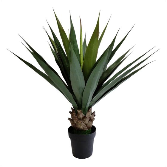 Imagem de Planta Artificial Agave Com Vaso Decoração