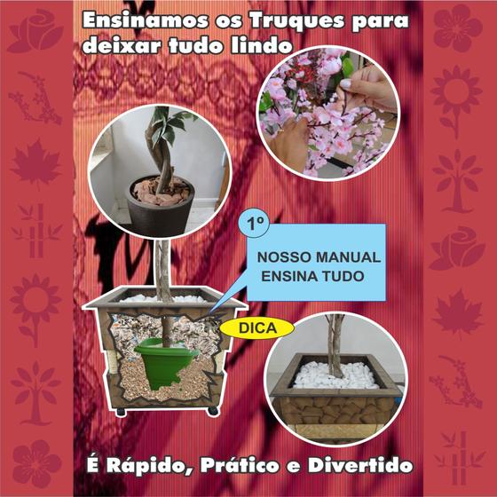 Imagem de Planta Artificial Árvore LÍRIO VINTAGE OUTONO com 1,60 metros de altura