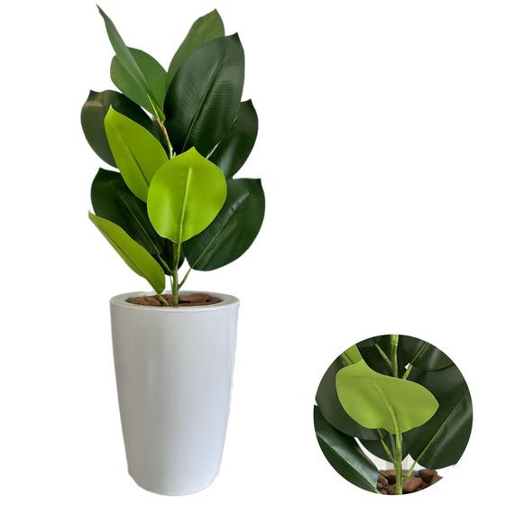 Imagem de Planta Artificial Ficus Lyrata Com Vaso Cone Liso Completo