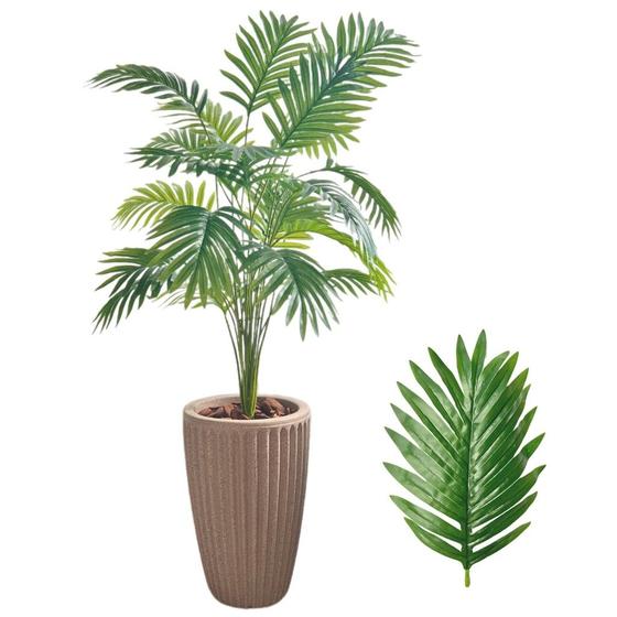 Imagem de Planta Artificial Palmeira com Vaso Polietileno Cone Romano
