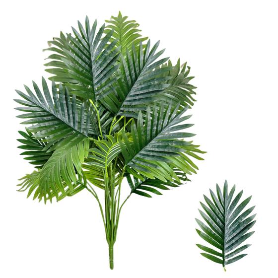 Imagem de Planta Artificial Palmeira Folhas Decoração Casa