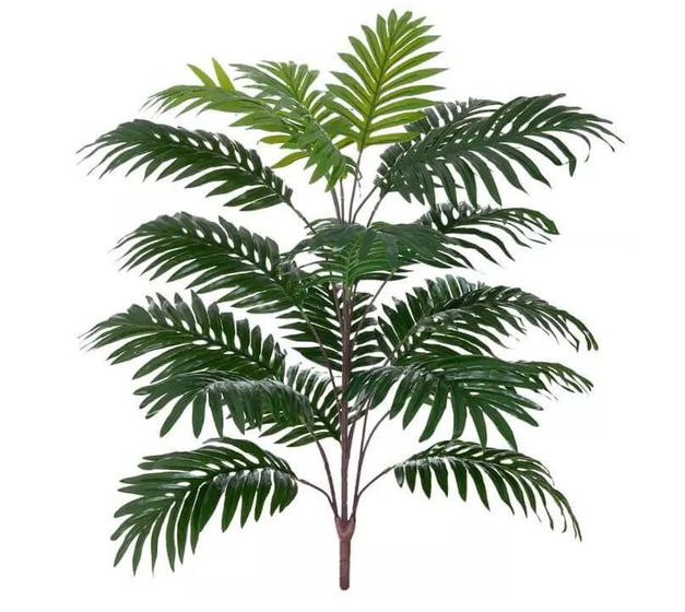 Imagem de Planta Árvore Artificial Palmeira Areca Real Toque Verde 75cm