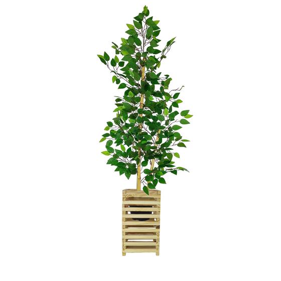 Planta Bambu da Sorte Artificial + Vaso Pallet Menor preço em Planta Bambu da Sorte Artificial + Vaso Pallet