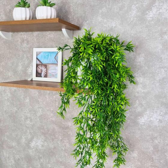 Planta Bambu Pendente Artifical Realista Folhagem decorativa kit c/2und Menor preço em Planta Bambu Pendente Artifical Realista Folhagem decorativa kit c/2und