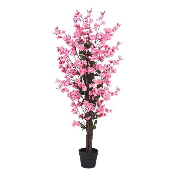 Imagem de Planta Permanentes Moderna Com Petalas Rosa Coleção Sakura 