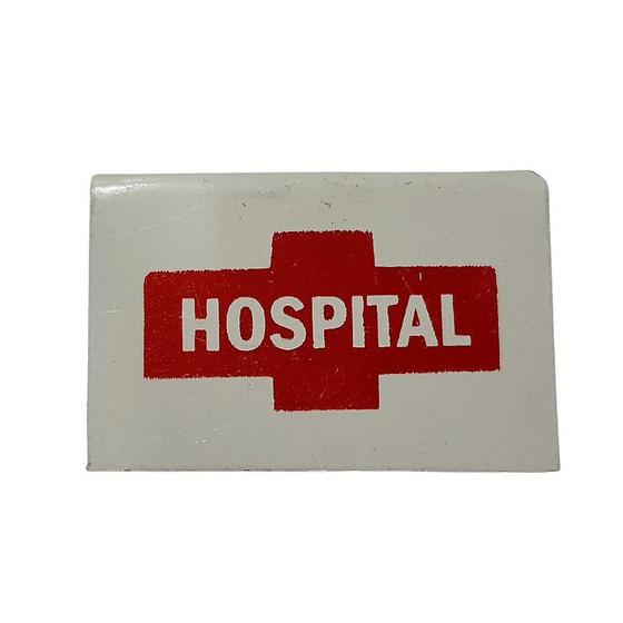 Imagem de Plaqueta de Identificação de Alumínio - Hospital