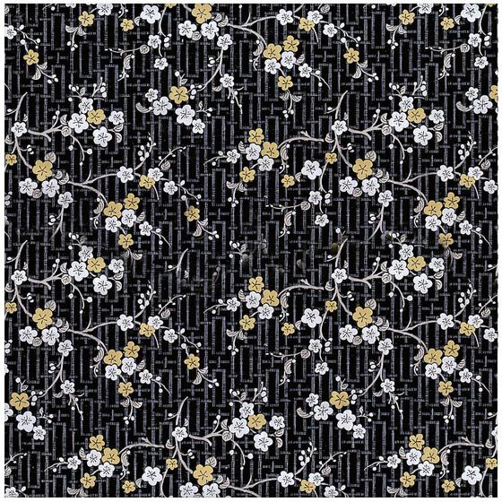 Plástico Adesivo Flores Orientais Gekkofix 200 x 45 cm - 11764BRA Menor preço em Plástico Adesivo Flores Orientais Gekkofix 200 x 45 cm - 11764BRA