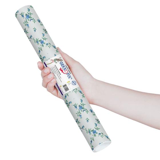 Plástico Adesivo Gekkofix Roseiral Azul 45 cm x 2 m 11604BR Menor preço em Plástico Adesivo Gekkofix Roseiral Azul 45 cm x 2 m 11604BR