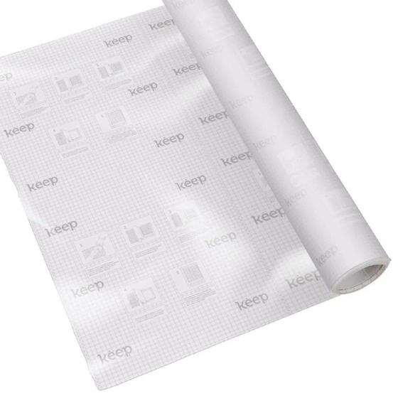 Imagem de Plastico Adesivo Keep Transparente 0.05 mm PVC 45cm x 2m Multilaser - EI064