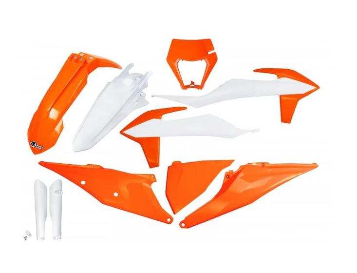 Imagem de Plastico Kit Ufo Ktm Exc/Exc-F 20/23 - Oem 23 (C/ Protetor De Bengala)