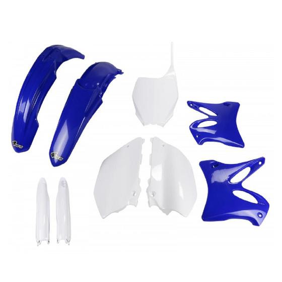 Imagem de Plastico Kit Ufo Yz 125/250 06/14 - Oem 06/12 Azul/Branco (C/ Protetor De Bengada)