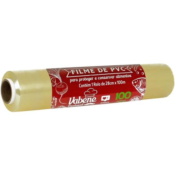 Imagem de Plastico para Alimentos Filme PVC Refil 28CMX100M. Rolo