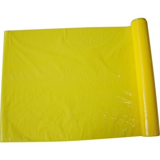 Imagem de Plástico para Encapar 25M X 38CM Amarelo - Bobina com 1 Parede