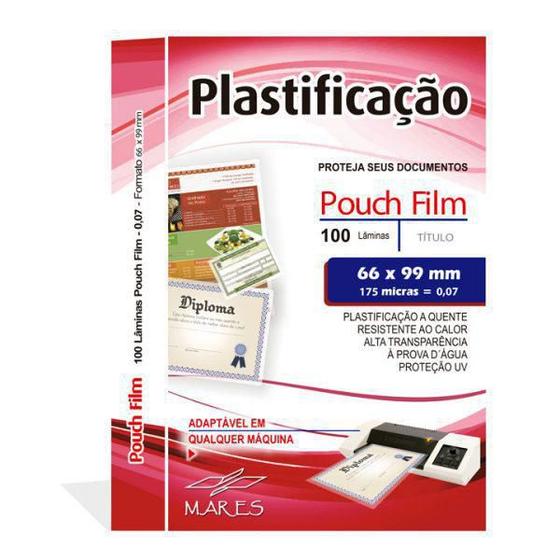 Imagem de Plástico Plast Pouch Filme 6699 Titulo Eleitor 0,10 100Un