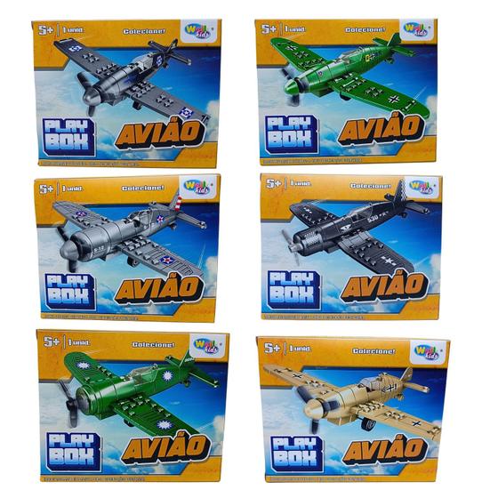 Imagem de Play Box Avião de Montar - Modelos Sortidos - Wellkids