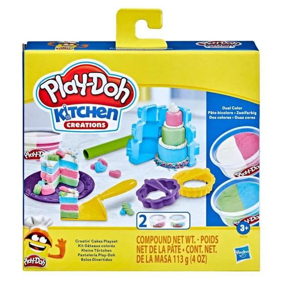 Imagem de Play-Doh Bolos Divertidos Infantil Massinha Acessórios