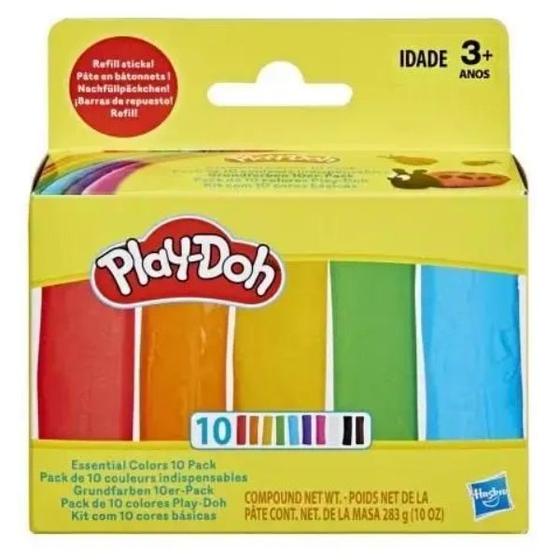 Imagem de Play DOH KIT com 10 Cores Basicas Hasbro F9817