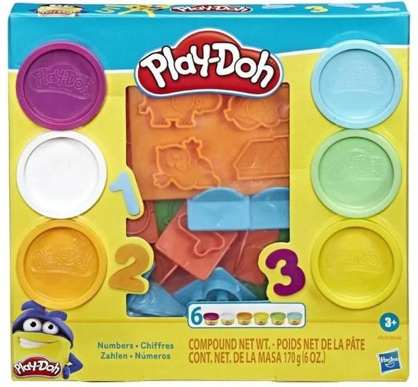 Play Doh Kit Moldes De Números Hasbro Massinha Magazine Luiza 6350