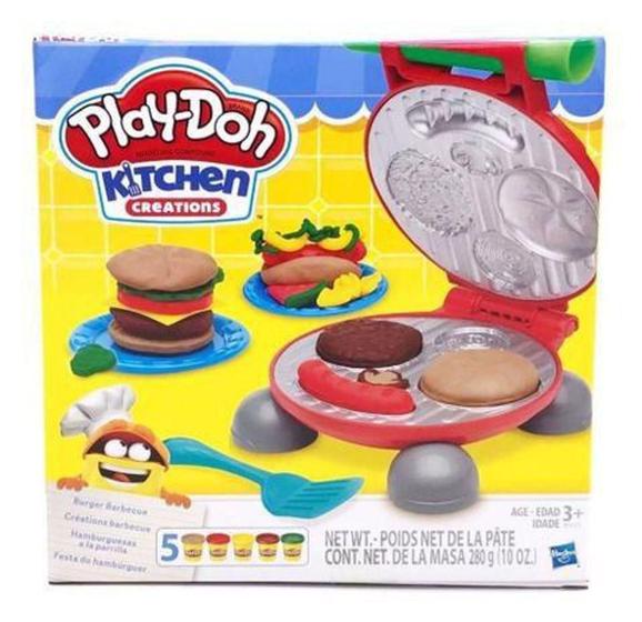 Imagem de Play Doh Massinha Brincando Festa Do Hambúrguer Hasbro