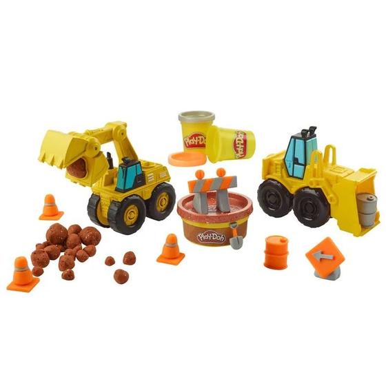Imagem de Play Doh Wheels Massa de Modelar Escavadeira e Carregadeira - E4294 - Hasbro