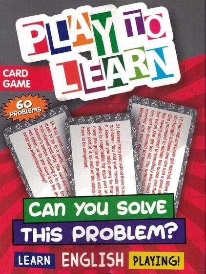 Imagem de PLAY TO LEARN - CAN YOU SOLVE THIS PROBLEM -  