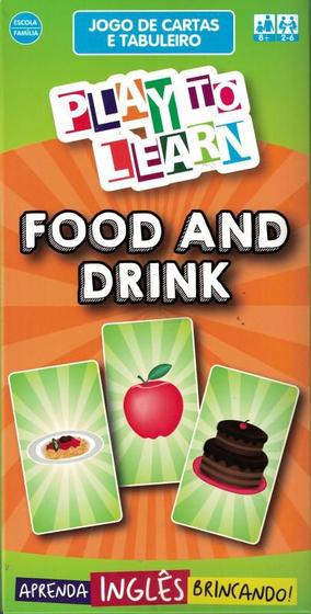 Imagem de Play to learn - jogo de cartas - food and drink