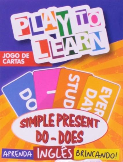 Imagem de Play to learn - jogo de cartas - simple present do