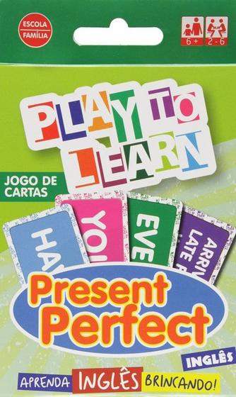 Imagem de Play to learn - present perfect - card game