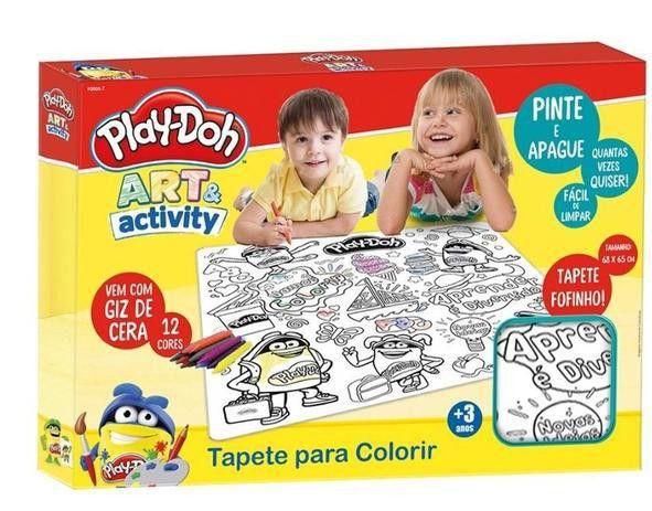 Imagem de Playdoh Tapete Colorir C/Giz 8706-6 Fun