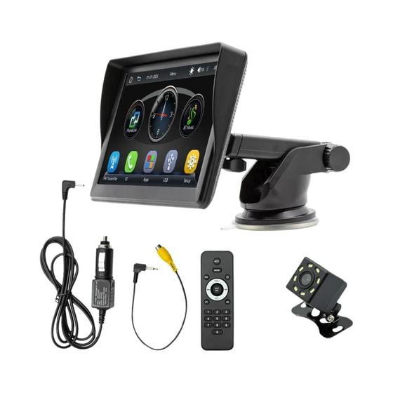 Imagem de Player de Carro com Tela de 7 Polegadas - Apple CarPlay e Android Auto - Universal para BMW