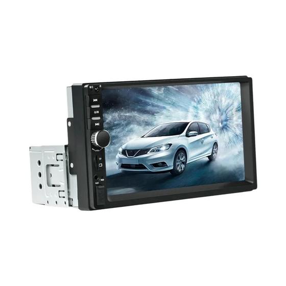 Imagem de Player de Carro MP5 MEKEDE 7" HD Touchscreen - 1 DIN com USB, Bluetooth e Cartão TF