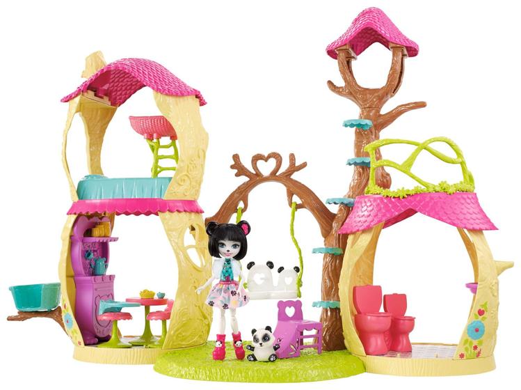 Imagem de Playhouse Enchantimals Mattel com Prue Panda