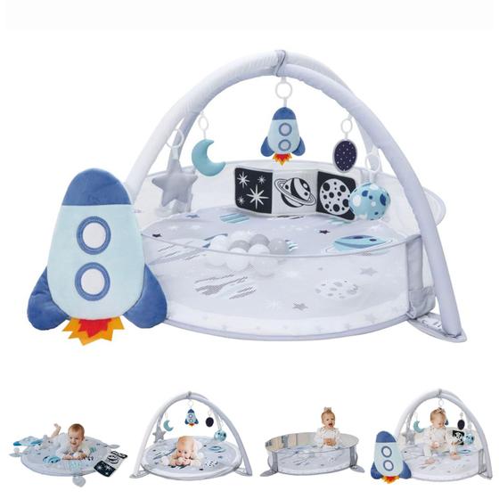 Imagem de Playmat e Ginásio Infantil Aila+Aiden 6 em 1 XL - Cinza Espacial