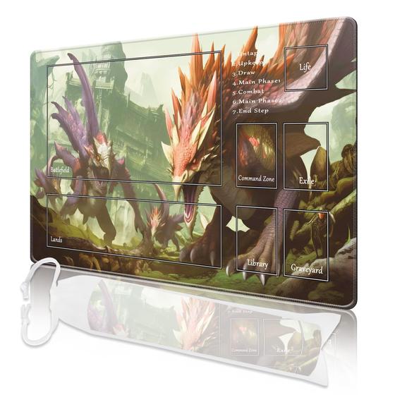 Imagem de Playmat MTG Cyaboyibo 24x14cm com Bolsa de Armazenamento