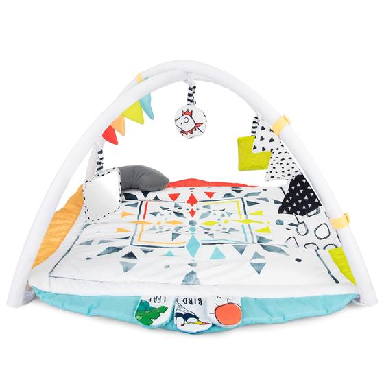 Imagem de Playmat Sassy Hello Baby 2 em 1 Tummy Time com 7 atividades