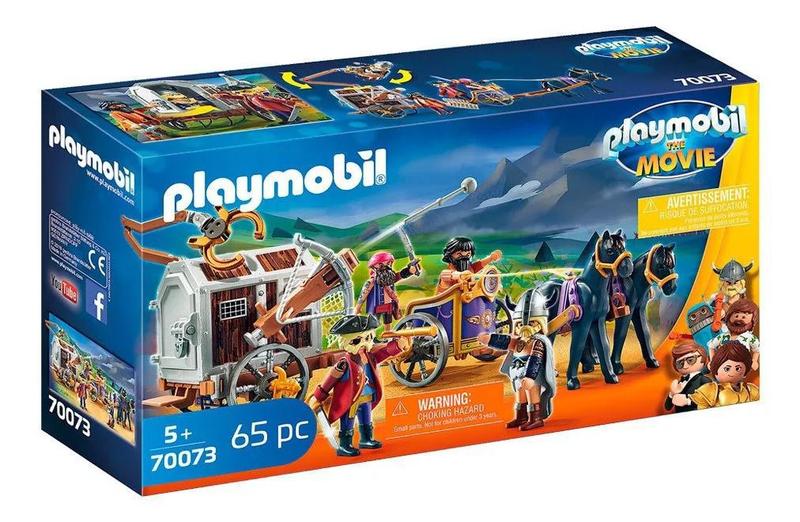 Imagem de Playmobil 70073 O Filme - Charlie Com Charrete Prisão e Piratas - Sunny
