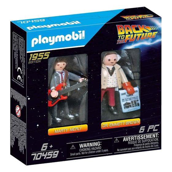 Imagem de Playmobil 70459 De Volta ao Futuro - Playset com Marty e Doc