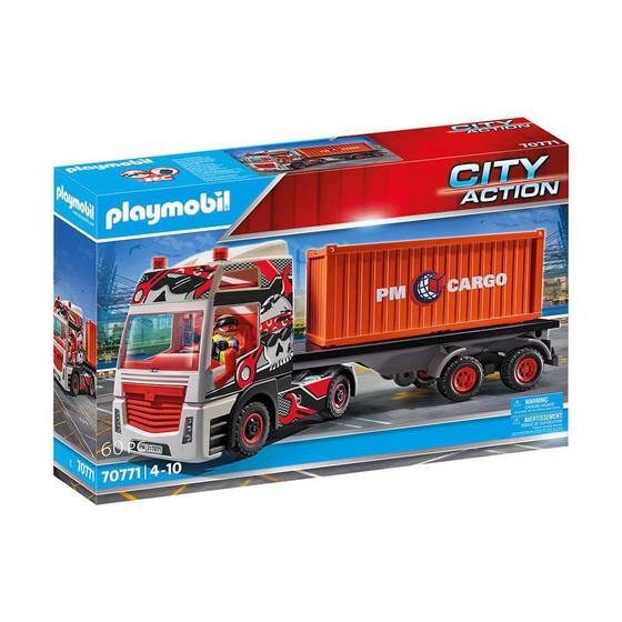 Imagem de Playmobil - Caminhão de Carga com Conteiner