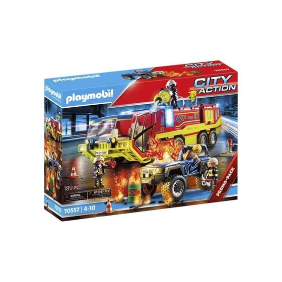 Imagem de Playmobil Carro de Bombeiros com Caminhão - Sunny 2544