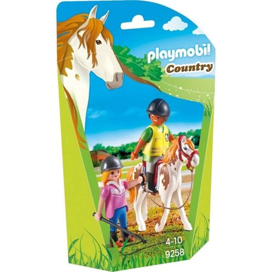 Imagem de Playmobil Cavalos Soft Bag Playmobil Cavalo Malhado 9258