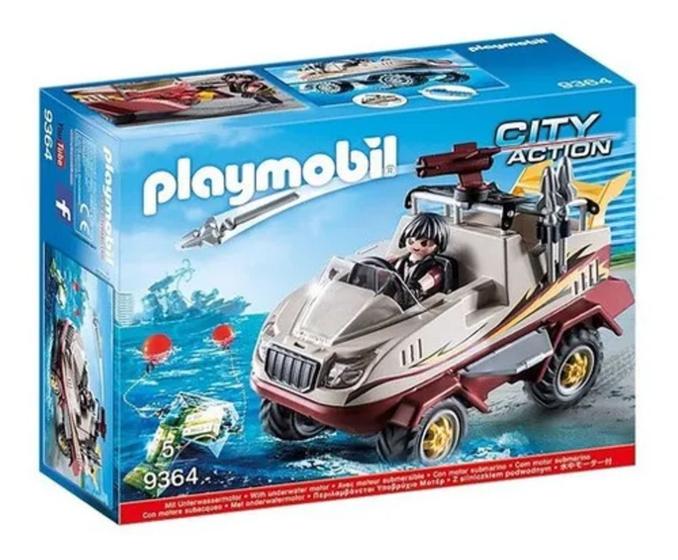 Imagem de Playmobil City Action Caminhão Anfibio Fugitivo - 9364 Sunny