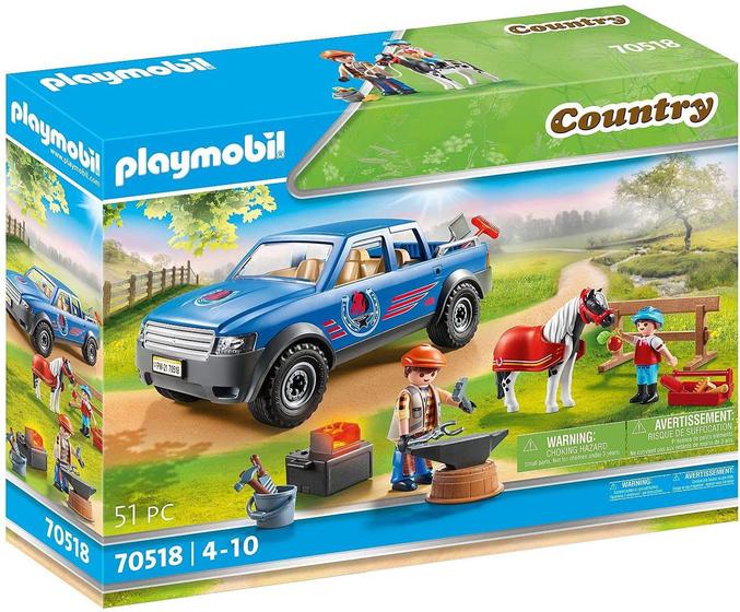 Imagem de Playmobil Country - Ferrero com Carro e Acessório 70518