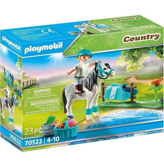 Imagem de Playmobil Country Ponei Colecionável Classico Sunny 70522