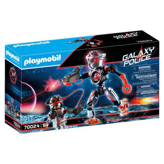 Imagem de Playmobil Galaxy Police - Pirata Galáctico Robô 70024