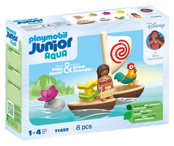 Imagem de Playmobil Junior - Barco da Moana Disney com 1 Boneco