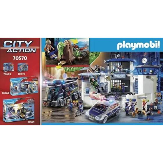 Imagem de Playmobil Perseguição Da Polícia City Action 89 Pçs 70570 Sunny
