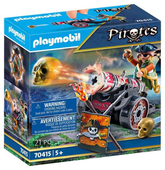 Imagem de Playmobil Pirata Com Canhão 21 Peças - Sunny 1658